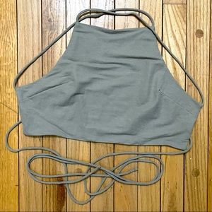 H&M Backless Tie Crop Top